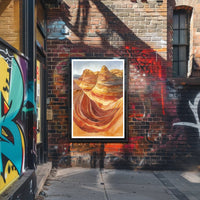 Desert Waves Poster PosterGoat