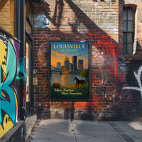 Louisville, Kentucky Where Tradition Meets Innovation Poster