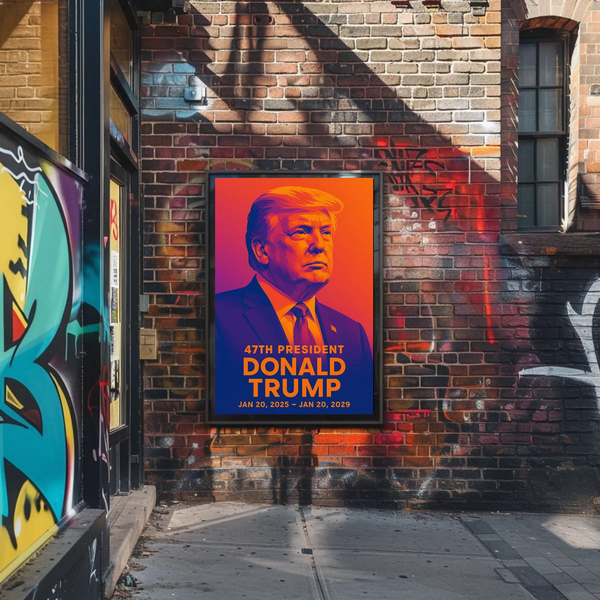 Trump Visionary Collector Vibrant Hues Pop Art Poster