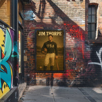 Jim Thorpe Athletic Legend Poster