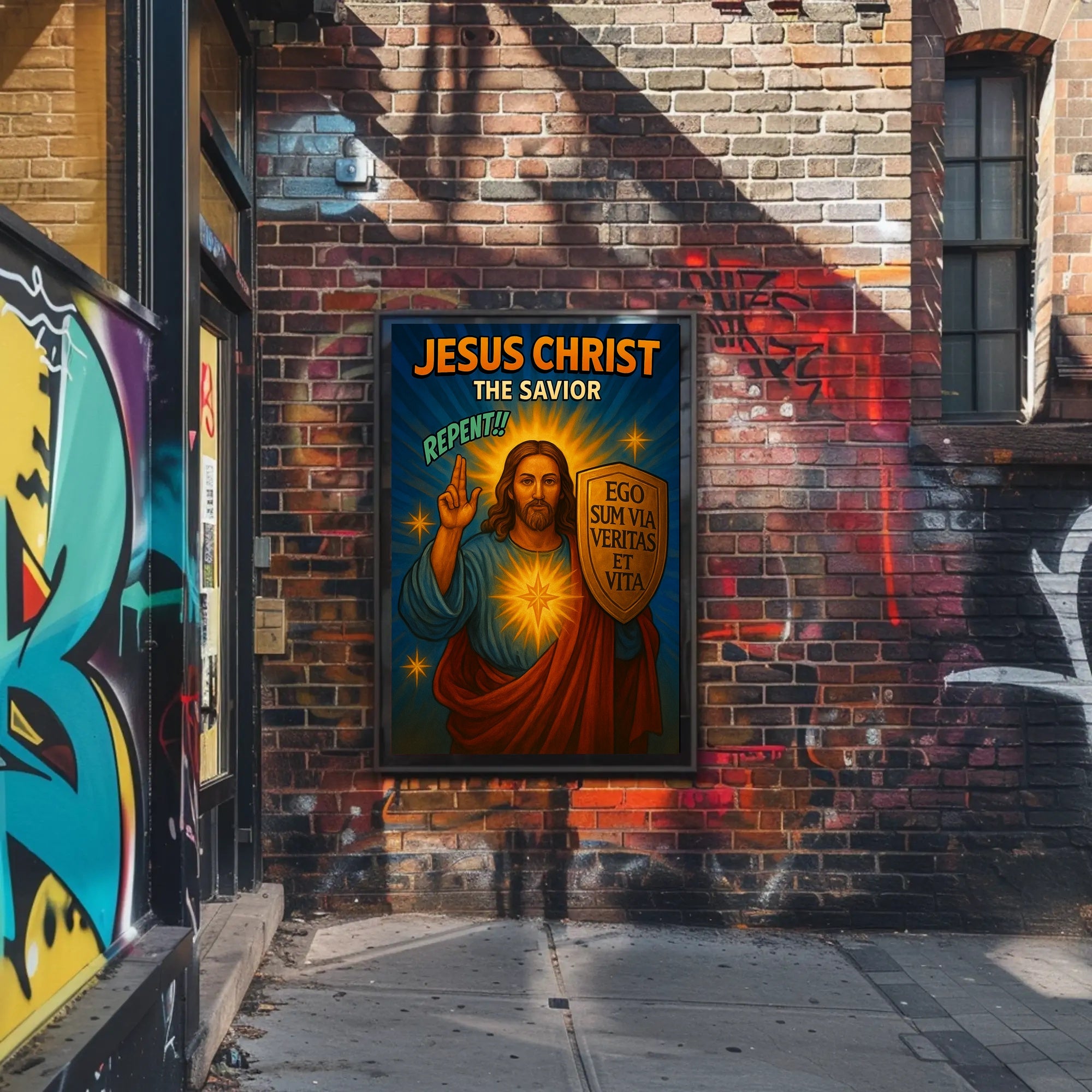 Jesus Christ – The Savior Poster PosterGoat