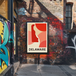 Delaware A Modern Tribute Poster