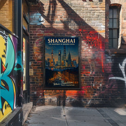 Shanghai The Heartbeat of Modern China Poster