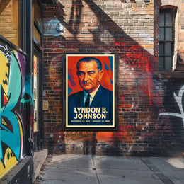 Lyndon B. Johnson Presidential Poster