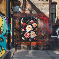 Elegant Floral Composition Print: Abstract or Artistic Poster