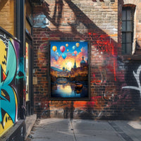 Enchanted Evening Over The City Poster