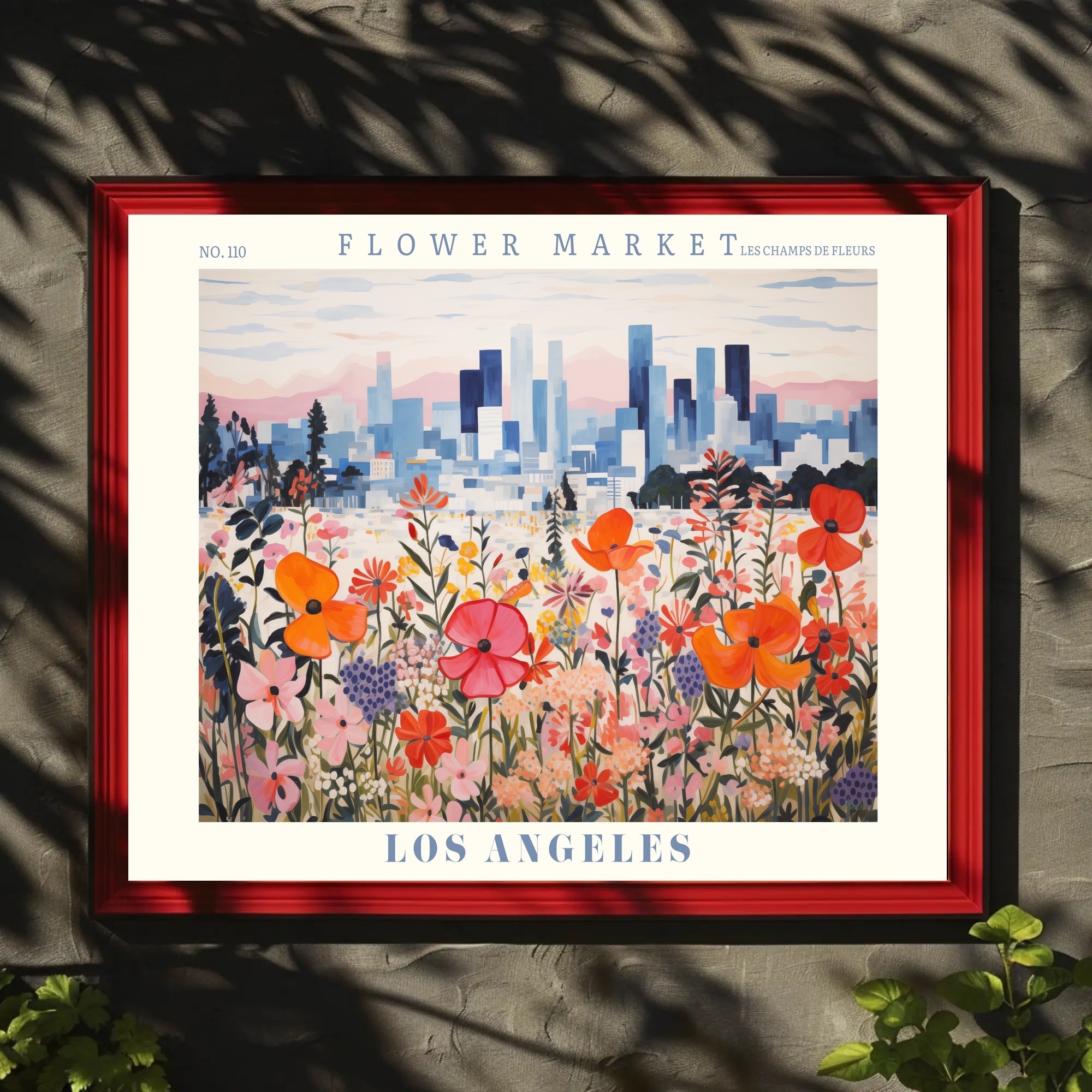 Flower Market Los Angeles Poster: Urban or Cityscape Poster