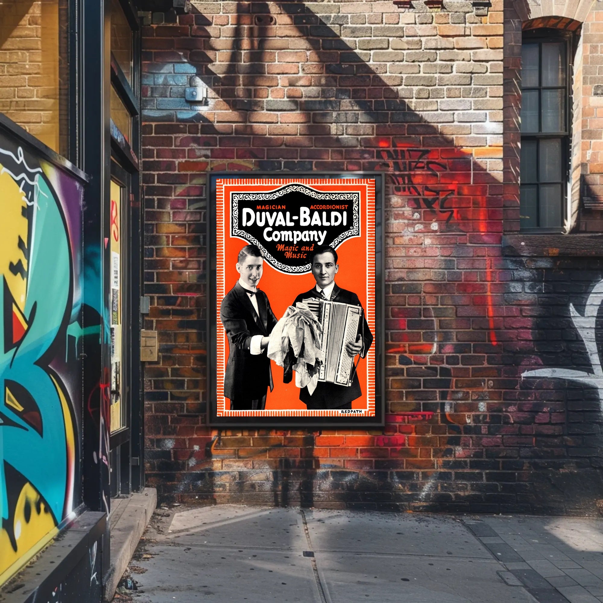 Duval-Baldi Magic and Music Vintage Entertainment Poster