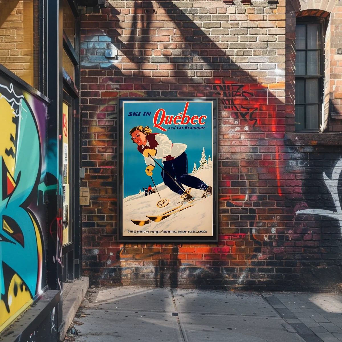 Ski in Québec Poster