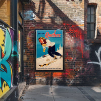 Ski in Québec Poster