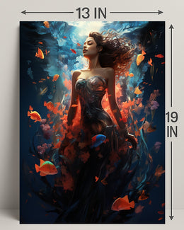 Underwater Elegance Poster