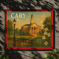 Welcome to Cary Travel Poster Wall Art