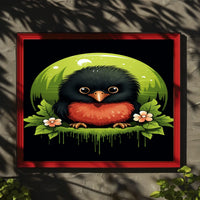 Vibrant Bird Illustration Poster