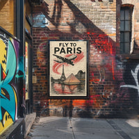 Fly To Paris Poster