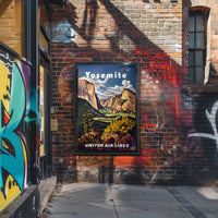 Yosemite National Park Adventure View National Park Poster