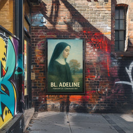 Bl. Adeline Canonized 1907 Poster
