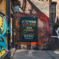 Reno Cityscape Poster