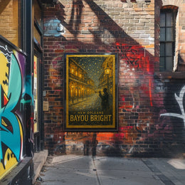 New Orleans Bayou Bright Poster