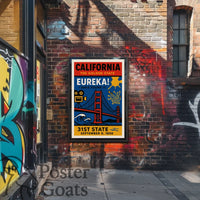 California Golden State Culture – Cultural or Heritage Poster