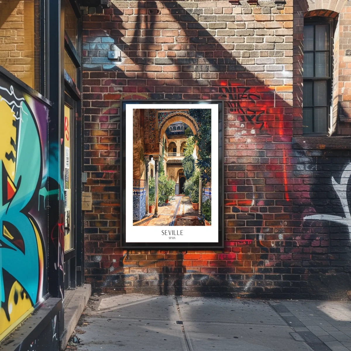 Seville Courtyard Poster
