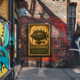 California The Golden State Poster