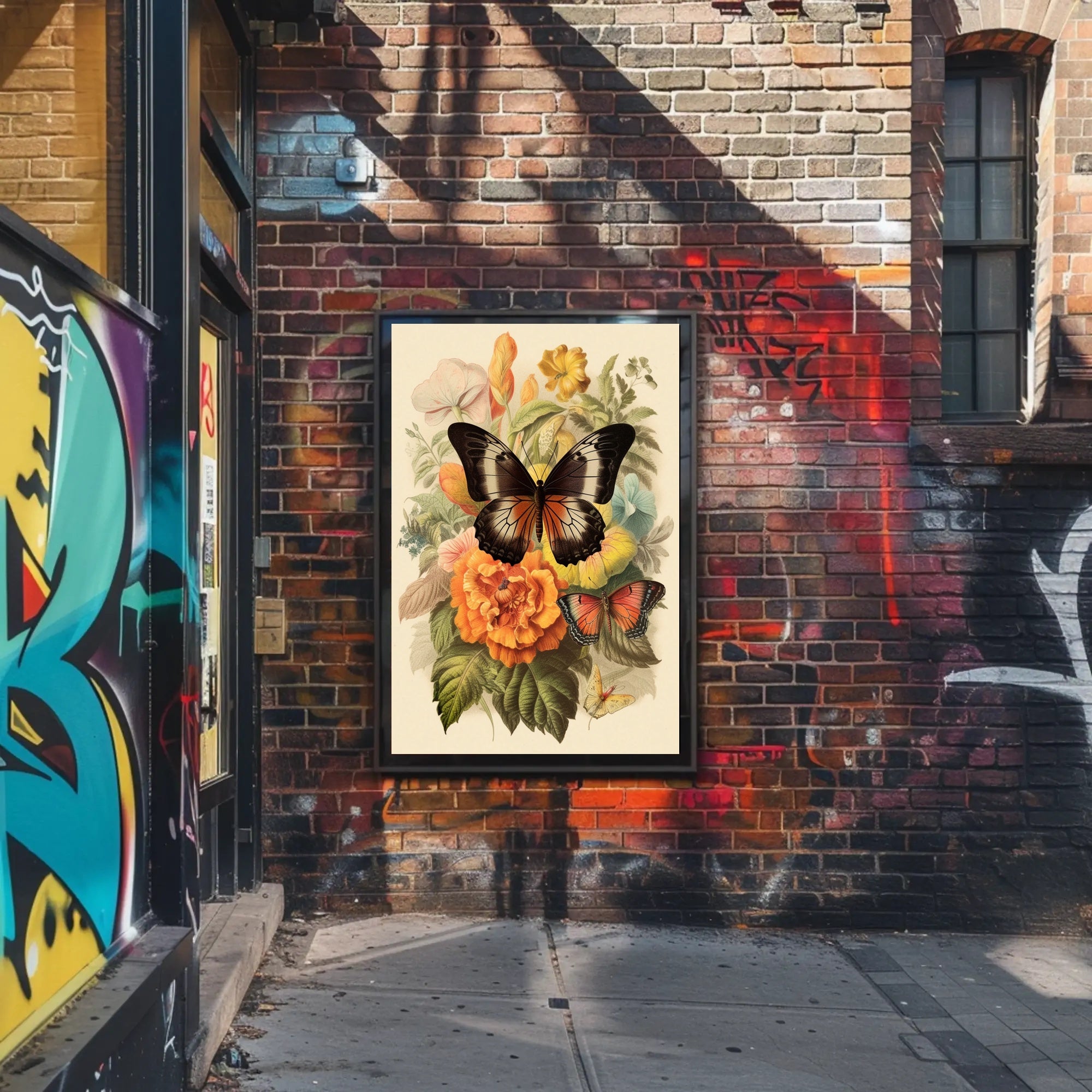 Blossoms and Butterflies Poster