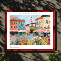 San Francisco Flower Market 2024 Poster PosterGoat