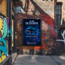A-4G Skyhawk Cold War Military Recruitment Poster