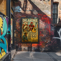 Oklahoma Heritage Collage Poster