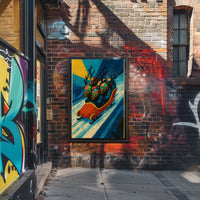 Reindeer Bobsled Adventure Poster