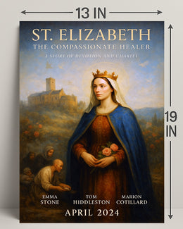 St. Elizabeth The Compassionate Healer Poster PosterGoat