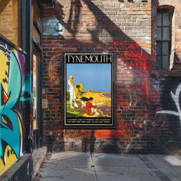 Tynemouth Illustrated Guide Poster