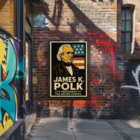 James K. Polk 11th President Poster