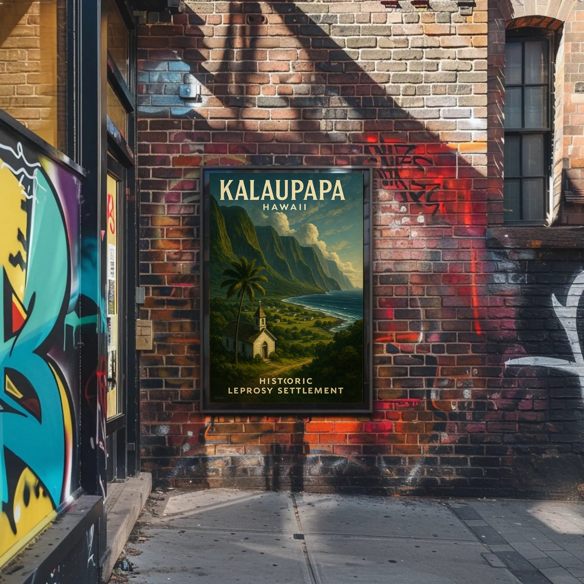 Kalaupapa Historic Leprosy Settlement Poster