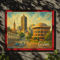 Gabon Cityscape Poster