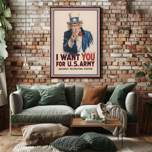 I Want YOU for U.S. Army – World War I Recruiting Poster