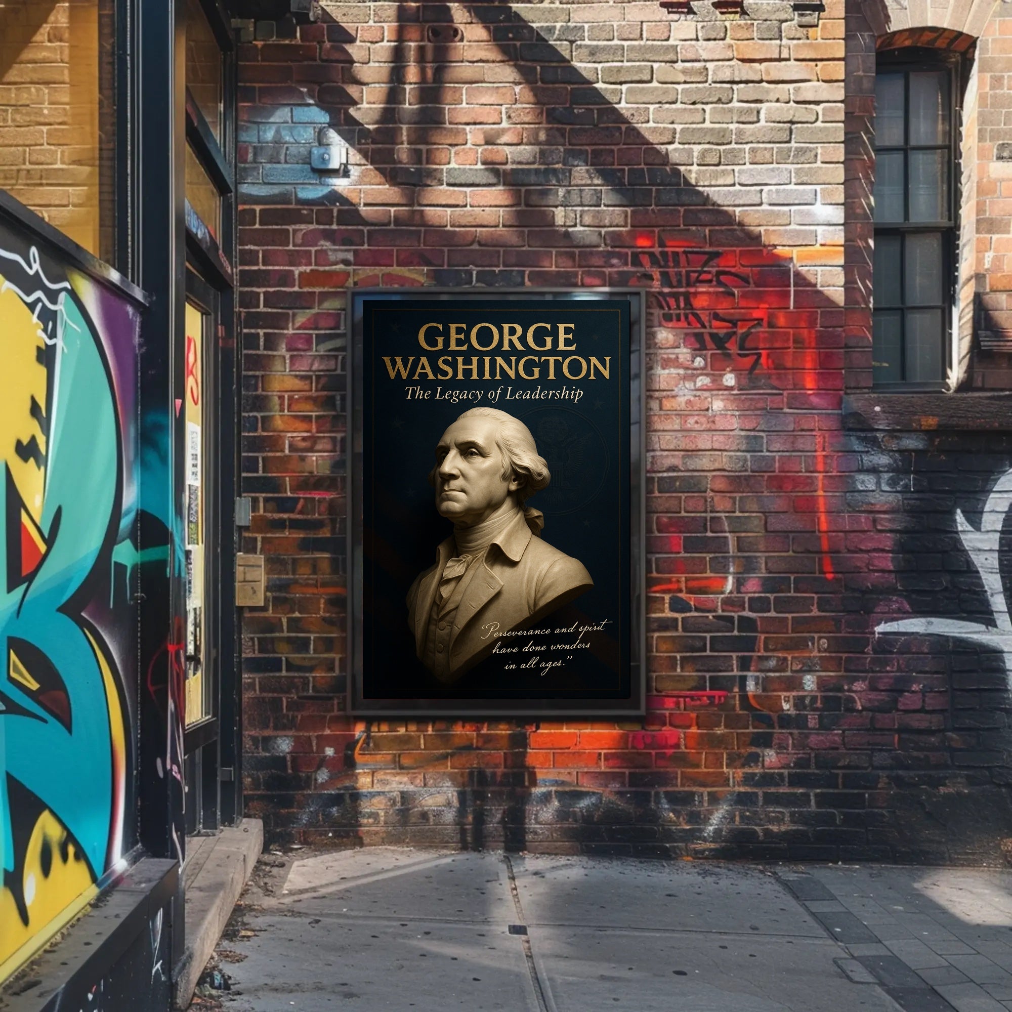 George Washington The Legacy of Leadership Poster