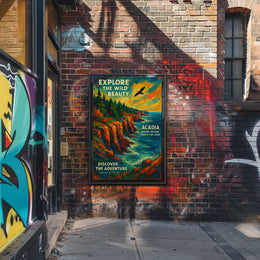 Explore the Wild Beauty of Acadia Poster PosterGoat