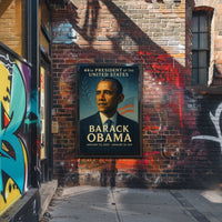 Barack Obama 44th President Legacy Historical or Presidential Poster