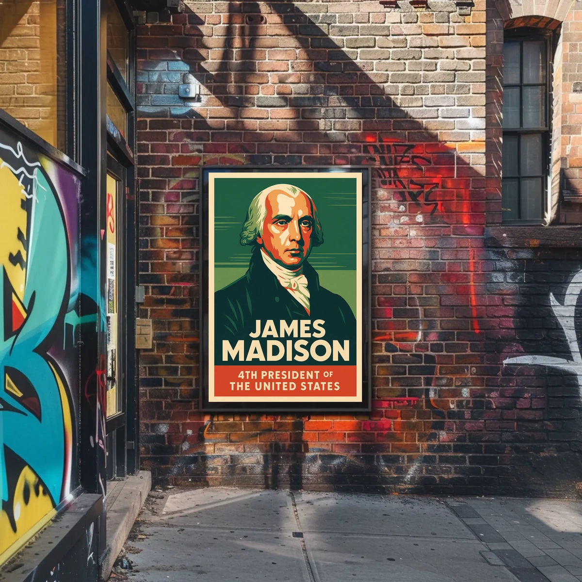 James Madison 4th President Poster