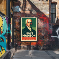 James Madison 4th President Poster