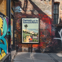 Genua Und Die Italienische Riviera Poster
