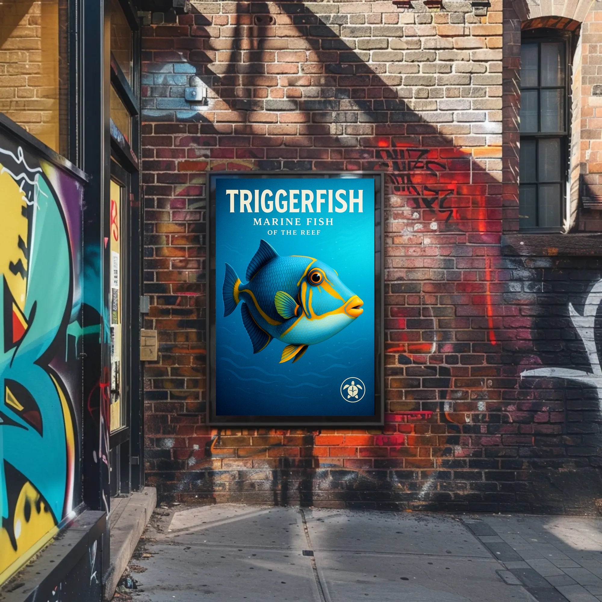 Triggerfish Marine Fish of the Reef Poster PosterGoat