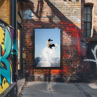 Snowboarder In Action Poster