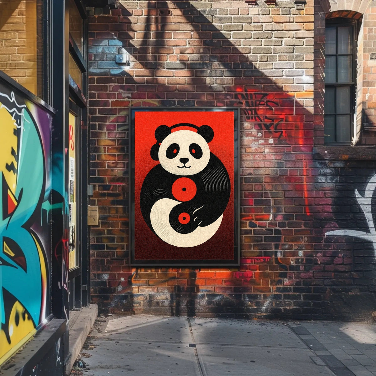Panda Dj Vibes Poster