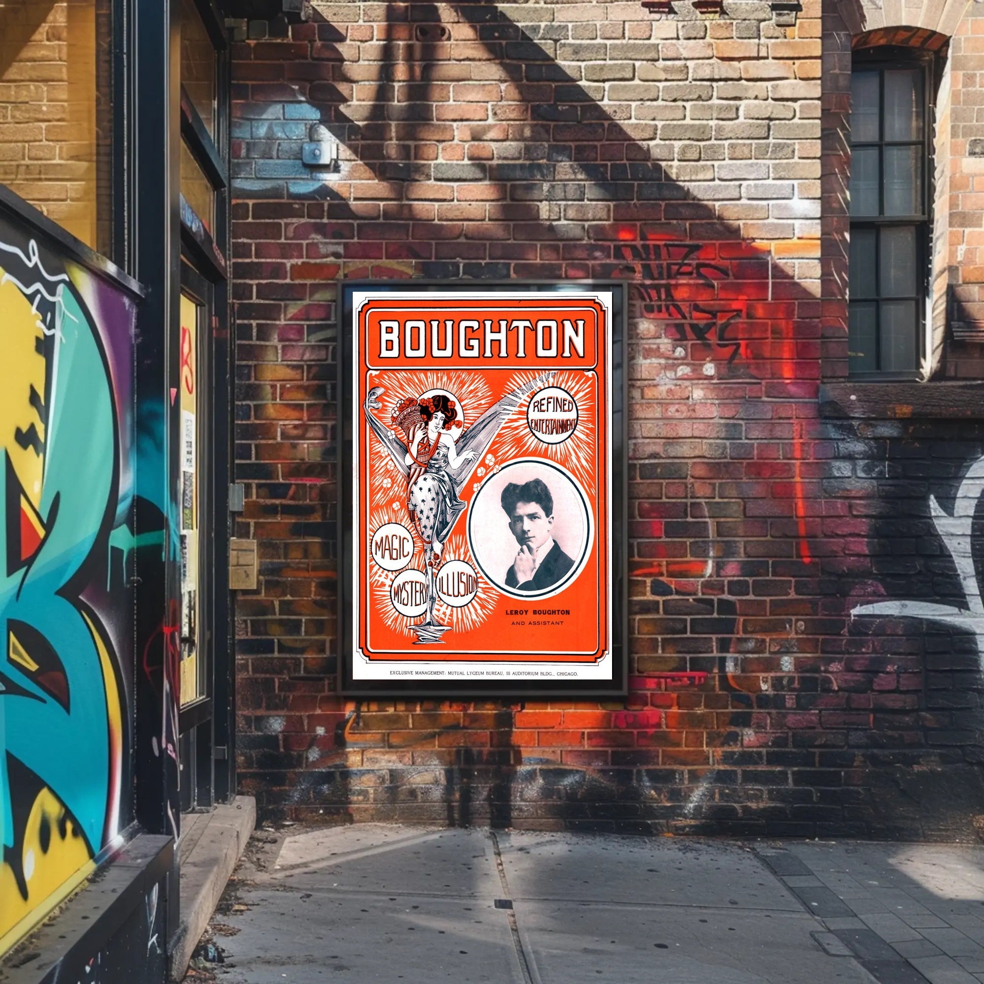 Leroy Boughton Magic Show Art Nouveau Poster