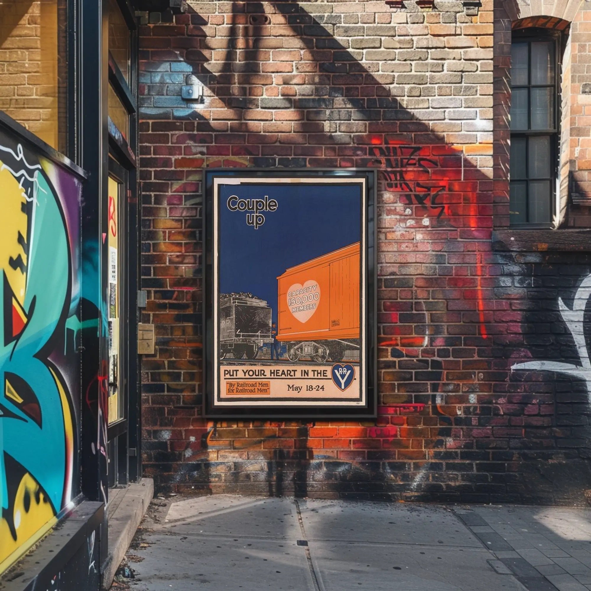 Couple Up for Railroad Unity Poster PosterGoat