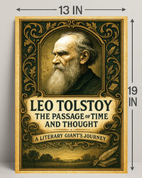 Leo Tolstoy The Passage of Time and Thought Poster PosterGoat