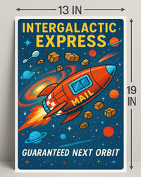 Intergalactic Express Poster PosterGoat