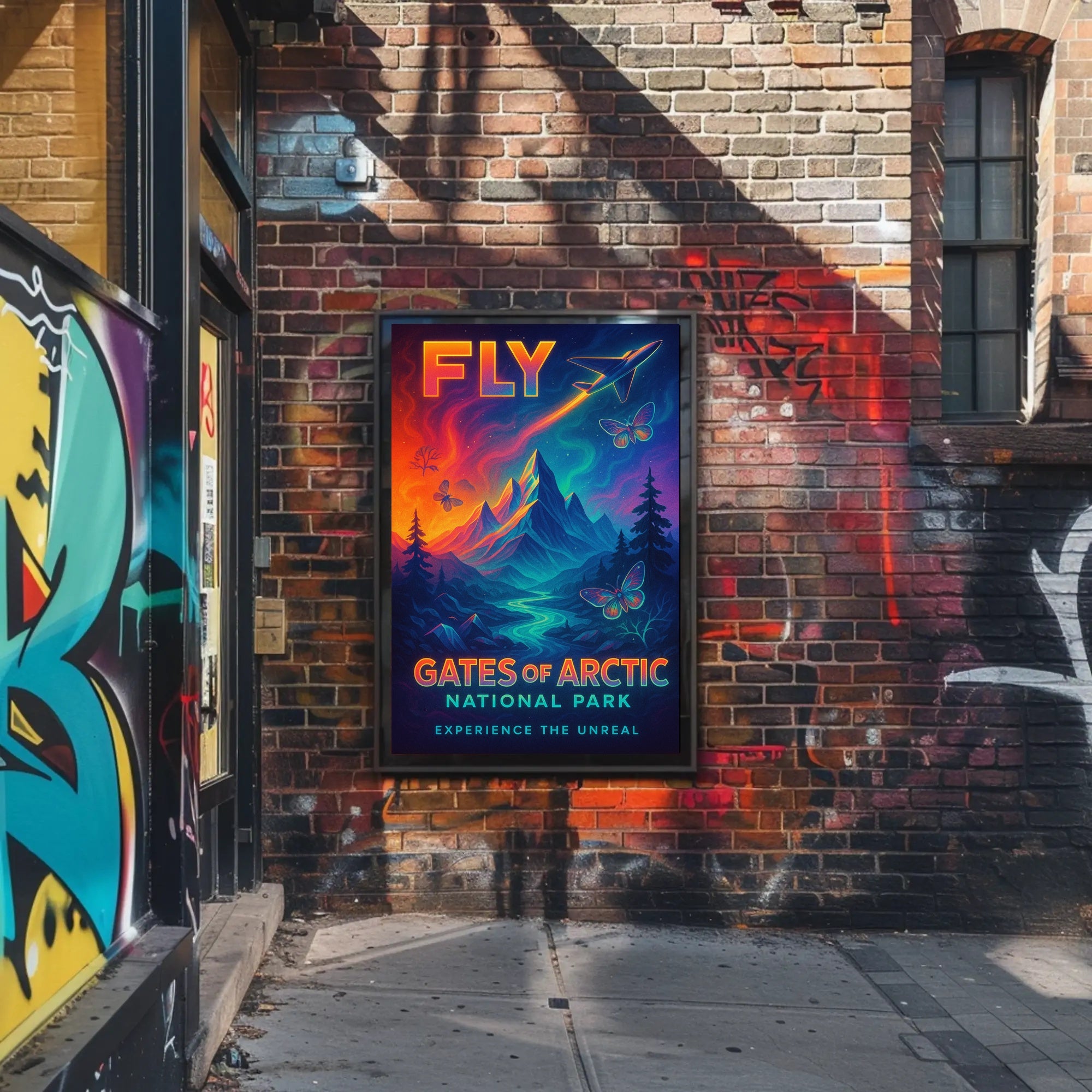 Experience the Unreal: Gates of the Arctic National Park Poster